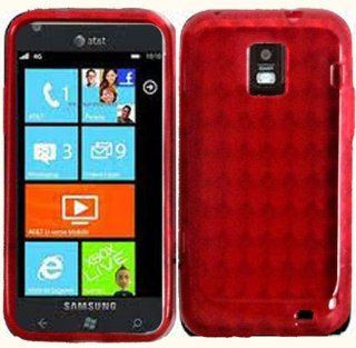 Red Flex Cover Case for Samsung Focus S SGH I937: Cell Phones & Accessories