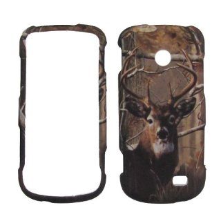Camo Deer rubberized Samsung T528G Straight Talk Phone Case: Cell Phones & Accessories