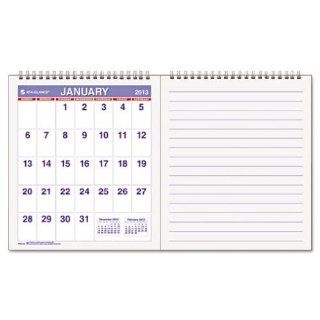 AT A GLANCE Mini Monthly Wall Calendar with Notepad, Jan Dec, 13 x 7 1/2 Inches, White (AAGPMN528) : Office Products