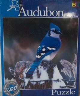 Buffalo Games Audubon; Blue Jay; 529 Piece Puzzle: Toys & Games