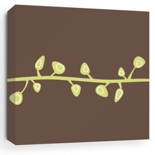 Inhabit Nourish Sprout Stretched Graphic Art on Canvas in Chocolate SPC Size