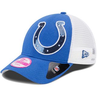 NEW ERA Womens Indianapolis Colts 9FORTY Sequin Shimmer Cap, Blue