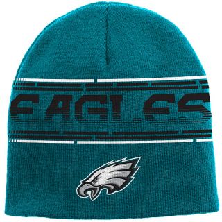 NFL Team Apparel Youth Philadelphia Eagles Game Day Uncuffed Knit Hat   Size: