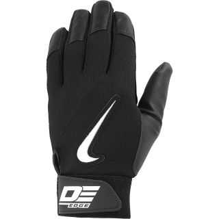 NIKE Diamond Elite Edge Adult Baseball Batting Gloves   Size: Small, Black
