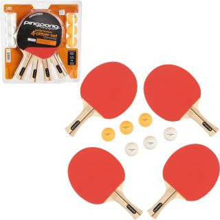 Ping Pong Performance Four Player Table Tennis Set (T1354)