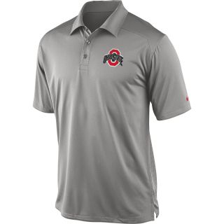 NIKE Mens Ohio State Buckeyes Dri FIT Coaches Polo   Size: Small, Grey