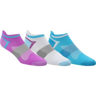 ASICS Womens Quick Lyte Performance Low Cut Socks   3 Pack   Size: Medium, Aqua