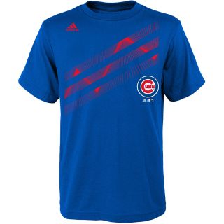 adidas Youth Chicago Cubs Laser Field Short Sleeve T Shirt   Size: Small