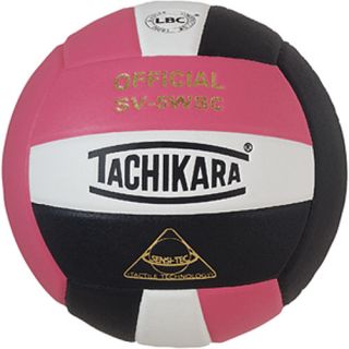 Tachikara SV5WSC Sensi Tec Composite Volleyball, Pink/white/black (SV5WSC.PKWB)