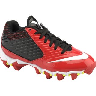NIKE Boys Vapor Shark Low Football Cleats   Size: 12, Black/red