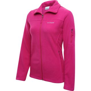 COLUMBIA Womens Fast Trek II Full Zip Fleece Jacket   Size: Medium, Deep Blush