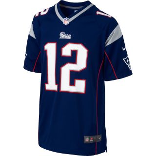 NIKE Youth New England Patriots Tom Brady Game Team Color Jersey   Size: Small