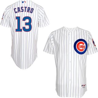 Majestic Athletic Chicago Cubs Starlin Castro Authentic Home Jersey   Size: