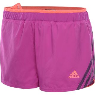 adidas Womens Supernova Running Shorts   Size: Large, Vivid Pink