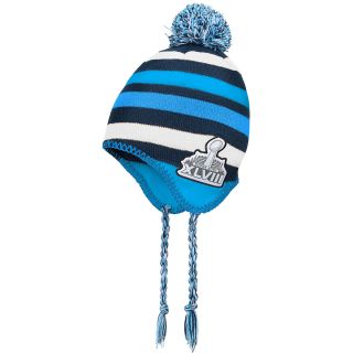NFL Team Apparel Youth Super Bowl XLVIII Tassel Pom Knit Hat   Size: Youth, Navy