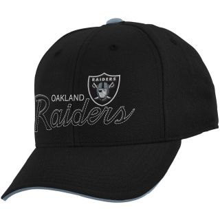 NFL Team Apparel Youth Oakland Raiders Structured Adjustable Cap   Size: Youth