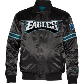 Philadelphia Eagles Logo Black Jacket (STARTER)   Size: Large