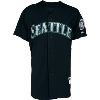 Majestic Athletic Seattle Mariners Blank Authentic Navy Alternate Jersey   Size: