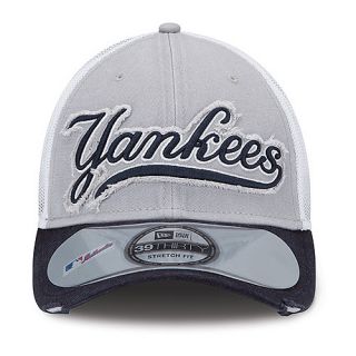 NEW ERA Mens New York Yankees 39THIRTY Clubhouse Cap   Size S/m, Grey