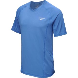 BROOKS Mens Essential Short Sleeve Running T Shirt   Size Medium, Galaxy