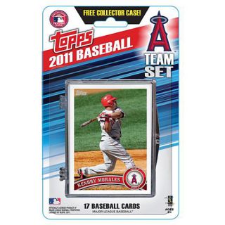Topps 2011 Los Angeles Angels Official Team Baseball Card Set of 17 Cards in