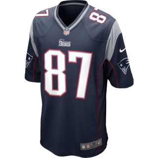 NIKE Mens New England Patriots Rob Gronkowski Game Team Color Jersey   Size: