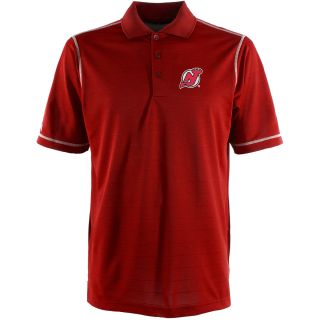 Antigua New Jersey Devils Mens Icon Polo   Size: Large, Dark Red/white (ANT