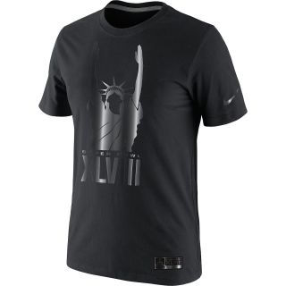 NIKE Mens Super Bowl XLVIII Hero Foil Black Short Sleeve T Shirt   Size: Small,