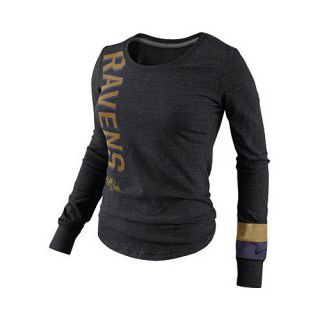 NIKE Womens Baltimore Ravens Go Long NFL Long Sleeve Top   Size: XS/Extra