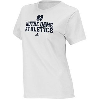 adidas Womens Notre Dame Fighting Irish Practice Too Short Sleeve T Shirt  