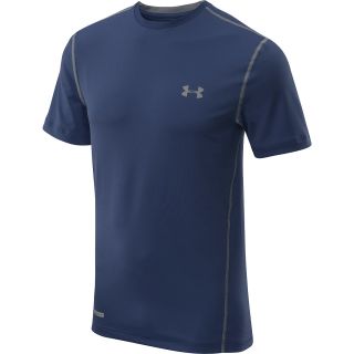 UNDER ARMOUR Mens HeatGear Sonic Fitted Short Sleeve Top   Size Large,