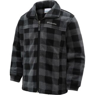 COLUMBIA Boys Zing II Fleece Jacket   Size: Xl, Black Lumberjack