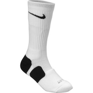 NIKE Boys Elite Basketball Crew Socks   Size: Small, White/black