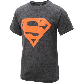 UNDER ARMOUR Boys Alter Ego Neon Superman Short Sleeve T Shirt   Size Xl,