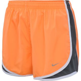 NIKE Womens Tempo Running Shorts   Size Large, Atomic Orange/grey