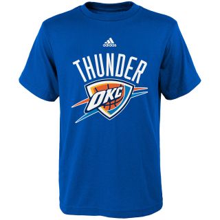 adidas Youth Oklahoma City Thunder Primary Logo Short Sleeve T Shirt   Size: Xl,