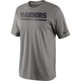 NIKE Mens Oakland Raiders Legend Elite Font Short Sleeve T Shirt   Size: Small,