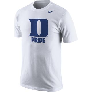 NIKE Mens Duke Blue Devils Bench Pride Short Sleeve T Shirt   Size: 2xl, White