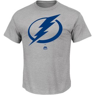 MAJESTIC ATHLETIC Mens Tampa Bay Lightning Official Logo Short Sleeve T Shirt  