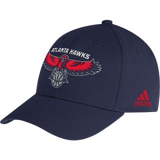 adidas Mens Atlanta Hawks Team Color Structured Flex Cap   Size: S/m