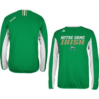 adidas Mens Notre Dame Fighting Irish ClimaLite Sideline Performance Crew