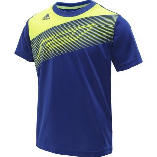 adidas Boys F50 Poly Soccer Short Sleeve T Shirt   Size: 2xs, Ink