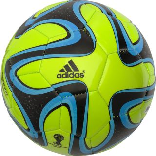 adidas Brazuca 2014 Glider Solar Slime Soccer Ball   Size 4, Solar Slime