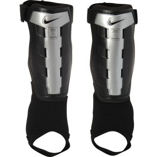 NIKE Kids T90 Charge Shin Guards   Size: Youth Large, Black/silver