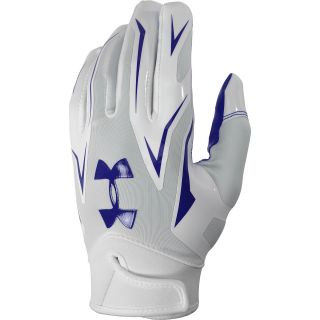 UNDER ARMOUR Adult F4 Football Receiver Gloves   Size: Large, Royal/white