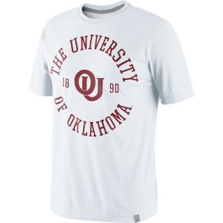 NIKE Mens Oklahoma Sooners Vault Rewind Football Short Sleeve T Shirt   Size:
