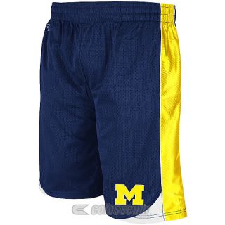 COLOSSEUM Mens Michigan Wolverines Vector Shorts   Size: Small, Navy