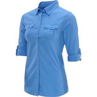 ALPINE DESIGN Womens Long Sleeve Sun Shirt   Size: Medium, Marina