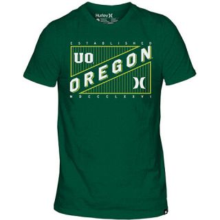 HURLEY Mens Oregon Ducks Premium Crew T Shirt   Size: Xl, Green