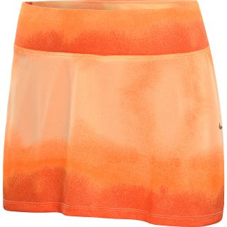 NIKE Womens Printed Knit Running Skirt   Size: Xl, Electro Orange/red